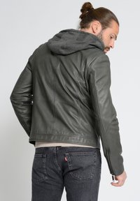 Maze Leren jas - grey