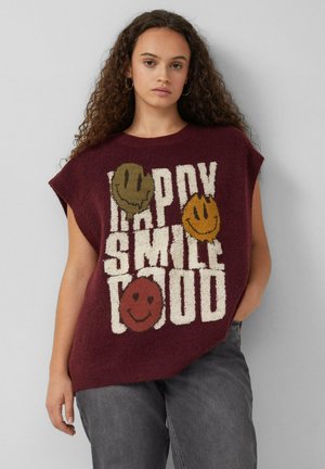 T-shirt print - bordeaux
