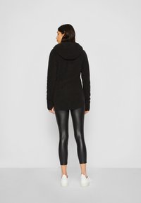 Urban Classics LADIES POLAR FLEECE ZIP HOODY - Fleecejas - black