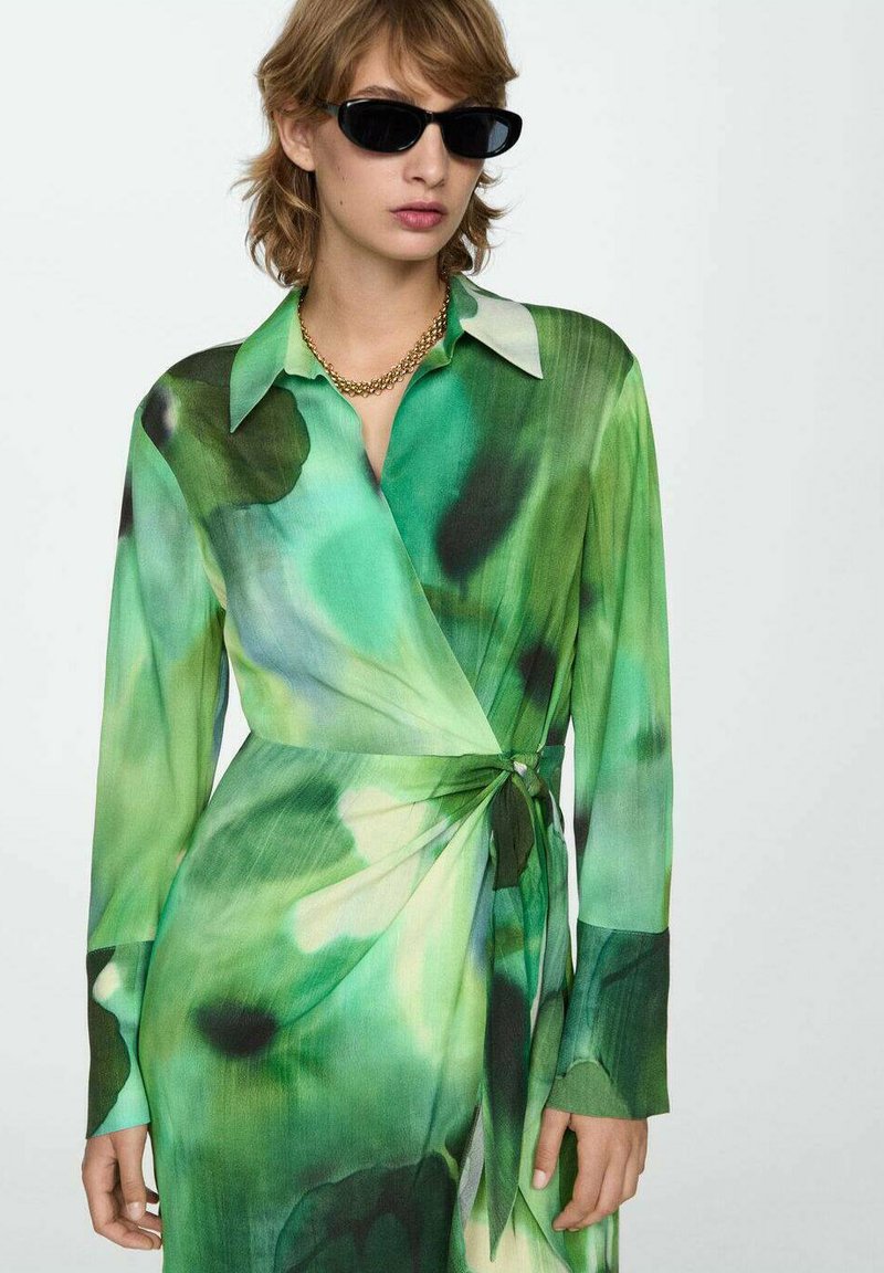 Mango Day dress - green - Zalando.ie
