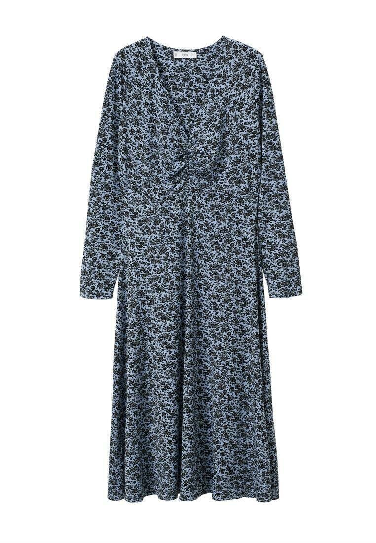 Mango Jerseyjurk donkerblauw Mango Jerseyjurk donkerblauw