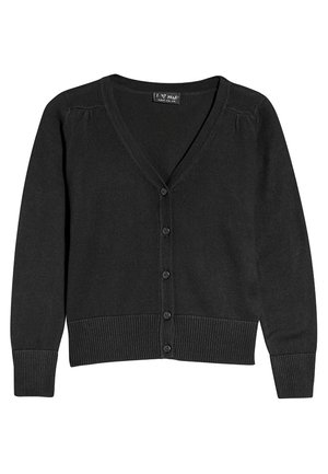 V-NECK - Cardigan - black