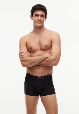 Tommy Hilfiger, 3 PACK GLOBAL STRIPE - Trunks - black/black/black