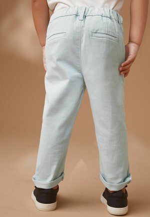 STRETCH - Nohavice chinos - light blue