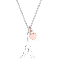 Elli EIFFEL TOWER HEART - Halskæder - silberfarben