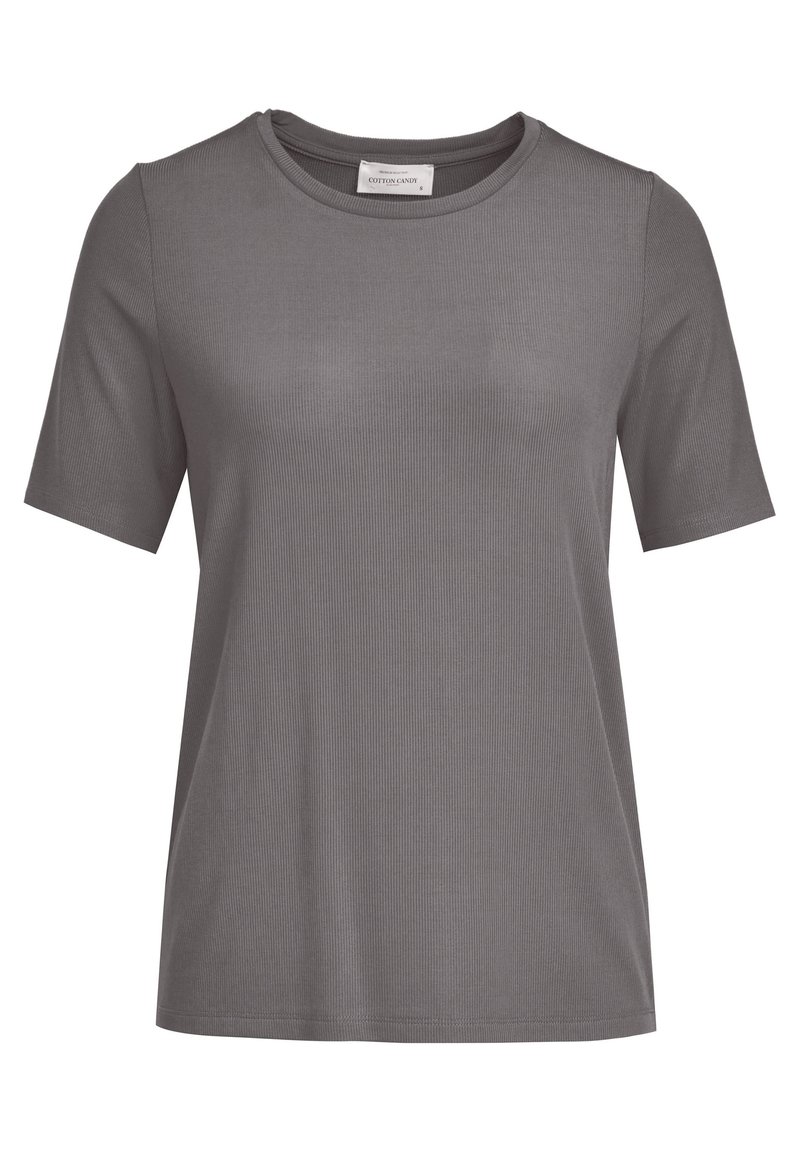 Damen T-Shirts | Cotton Candy WINA T-Shirt basic grey/anthrazit - BN07895 Damen T-Shirts | Cotton Candy WINA T-Shirt basic grey/anthrazit - BN07895