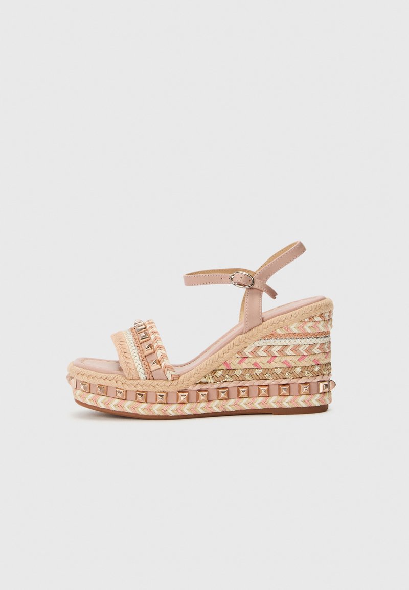 Alma en Pena Sandalen met sleehak roze