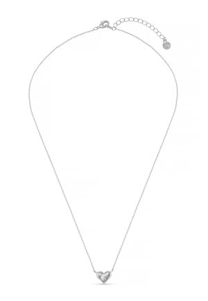 MOLTEN HEART STATIONED NECKLACE - Verižica - silver-coloured