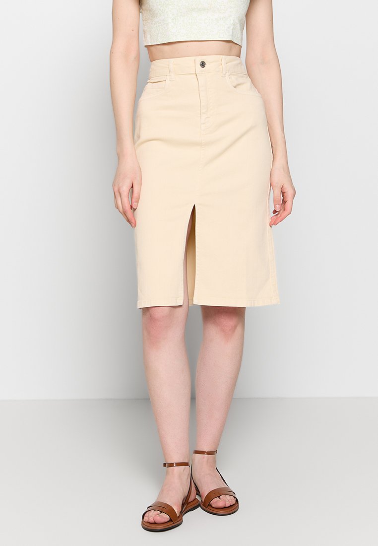 Vanessa Bruno Jeansrok lichtgeel