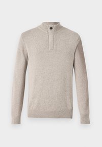 MOULINE ZIP - Pullover - concrete beige