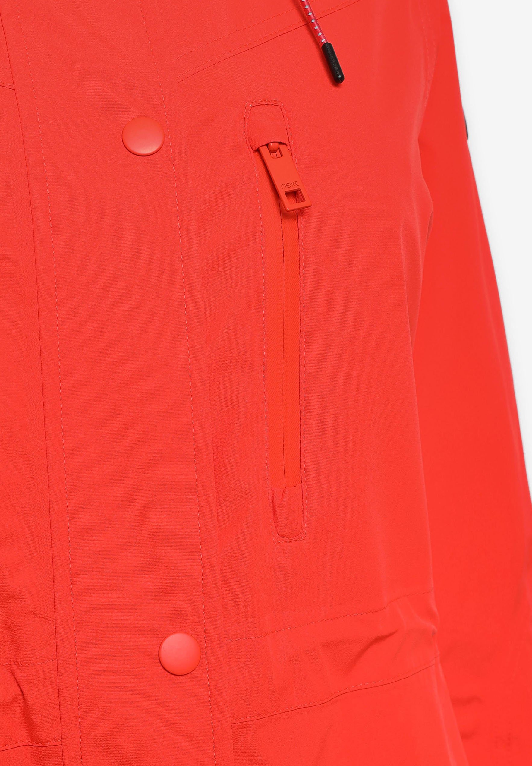 fleece and waterproof jacket