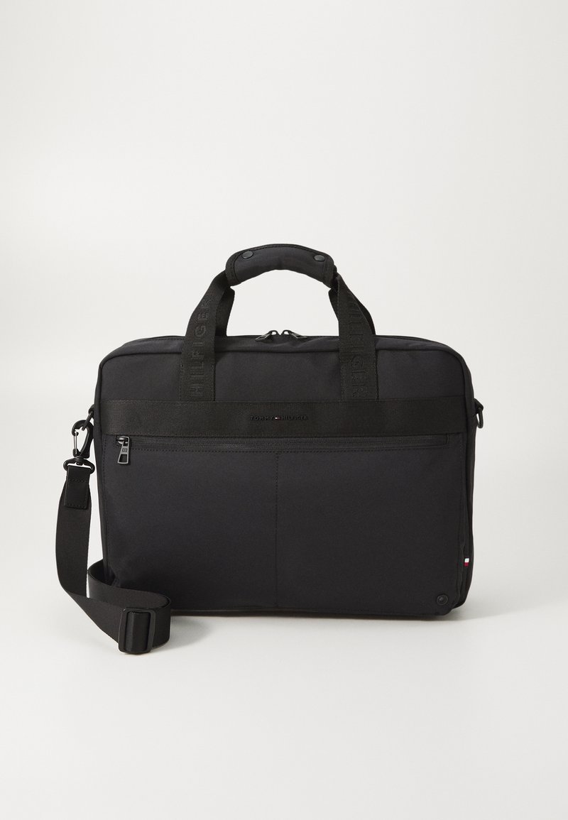 Tommy Hilfiger COMMUTER COMPUTER BAG UNISEX - Laptop bag - black - Zalando