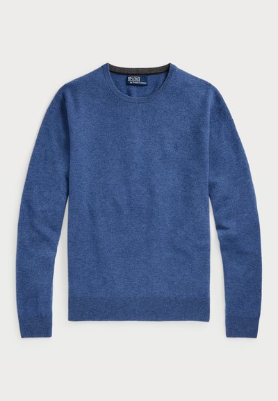 Polo Ralph Lauren WOOL CREWNECK SWEATER - Pulover - tide pool blue heather
