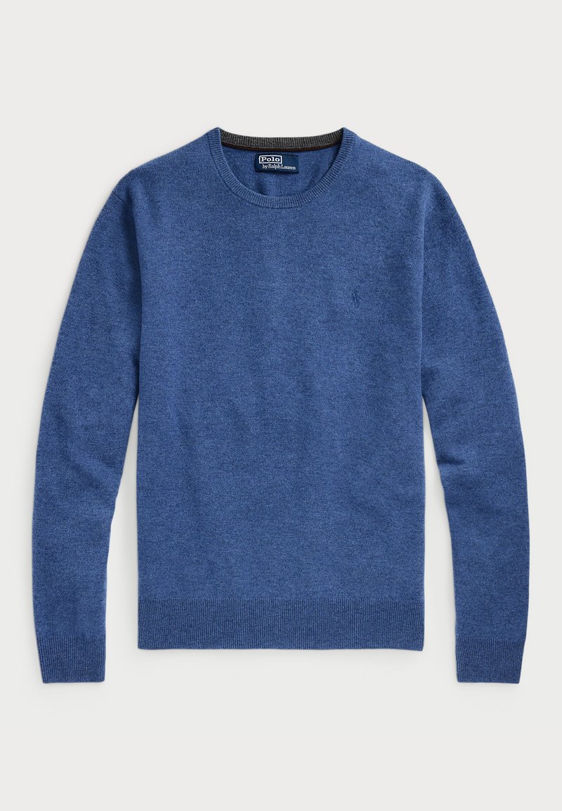 Polo Ralph Lauren WOOL CREWNECK SWEATER - Strikkegenser - tide pool blue heather