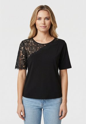 Camiseta estampada - noir