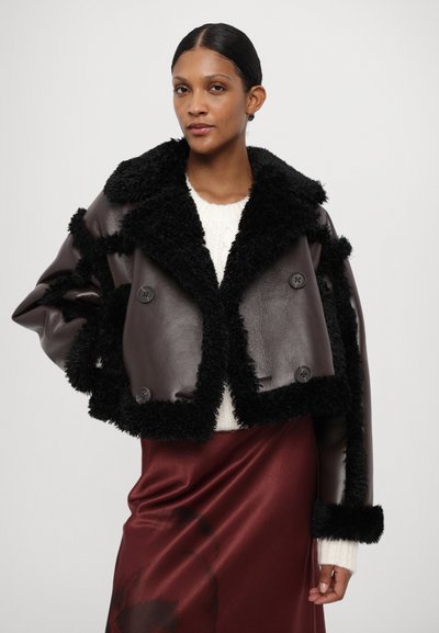 STAND STUDIO KRISTY JACKET - Winter jacket - dark brown/black