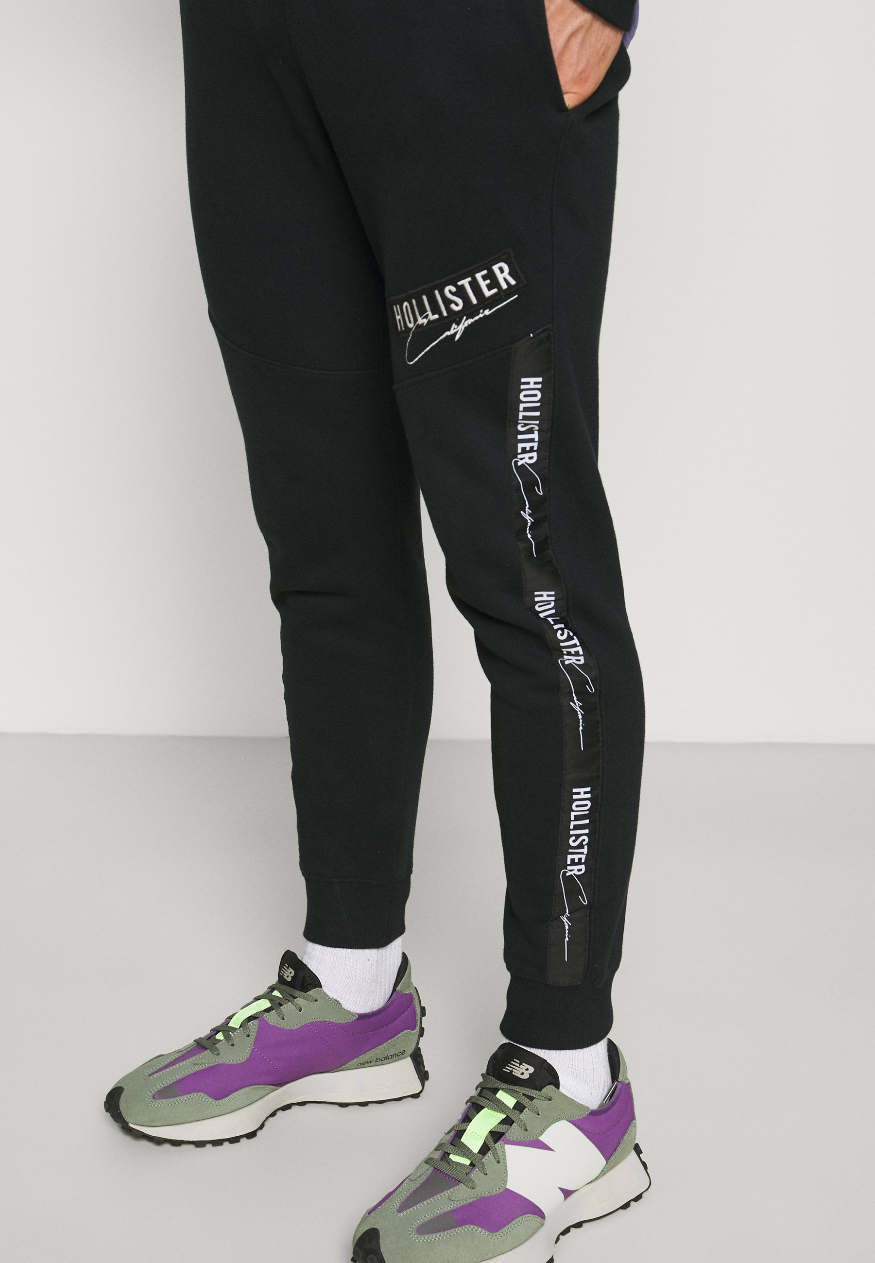 Hollister Co. TAPE MATCHBACK - Chándal - black/negro - Zalando.es