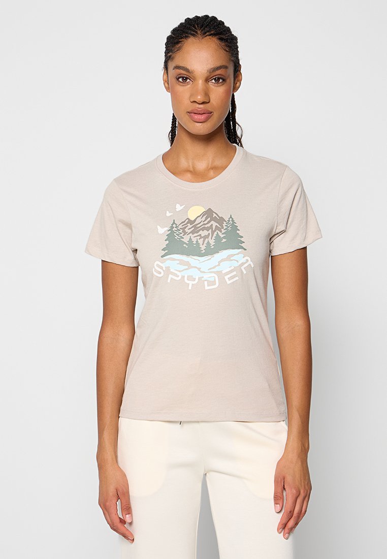 Spyder Sport T-shirt zandkleur