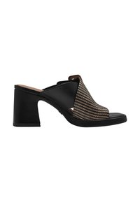 Tamaris Heeled mules - black comb