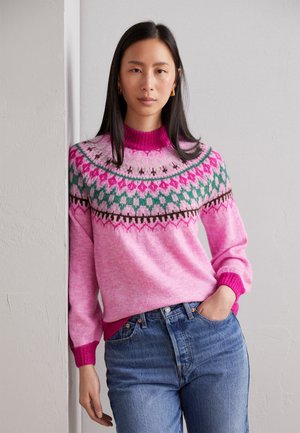 BYMARITNE - Strickpullover - cyclamen mix