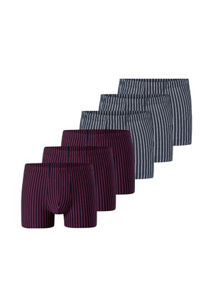 6 PACK - Boxer aderenti - rot/blau
