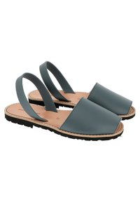 Avarca Sandali Donna In Pelle Menorquina – Scarpe Estive In Pelle Scamosciata Con Micro Glitter, Cinturino Al Tallone, Suola Antiscivolo, Fatte In Spagna - 5