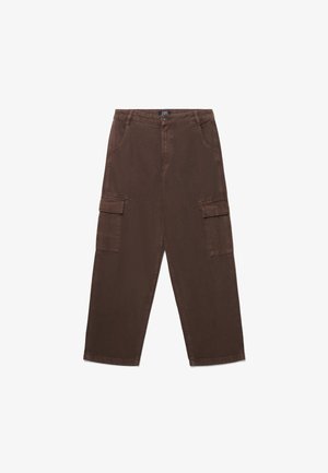 Terranova, PANTALONE LUNGO TINTA UNITA - Pantaloni cargo - marrone