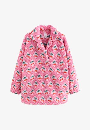 Next RUGBY BORG - Fleecepullover - pink cherry print