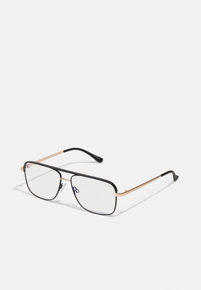 QUAY AUSTRALIA POSTER BOY MINI UNISEX Blue light glasses black/gold
