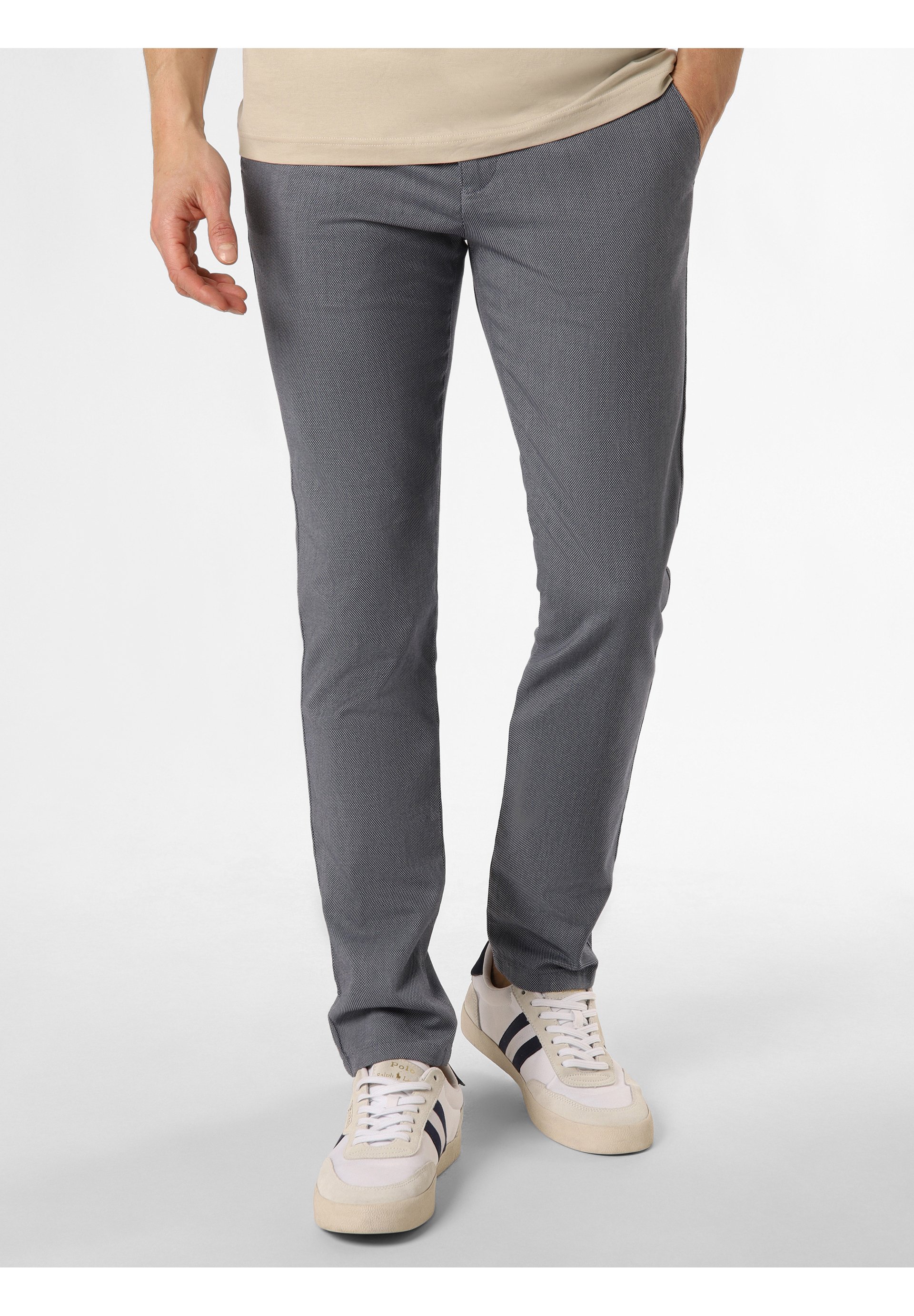 Bugatti Herren Chino 4036-56811A – Klassische Chino-Hose Mit Doppelpaspeltaschen