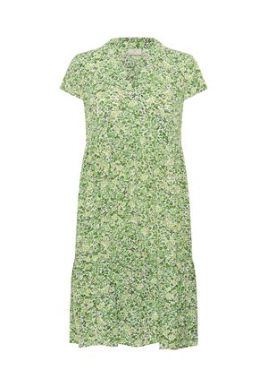 Kaffe Jurk - green petite flowers