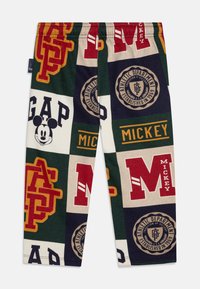 GAP MICKEY LOOSE - Calças - grey/light red/beige