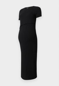 OLMDANDRA NURSING O NECK DRESS - Kasdienė suknelė - black