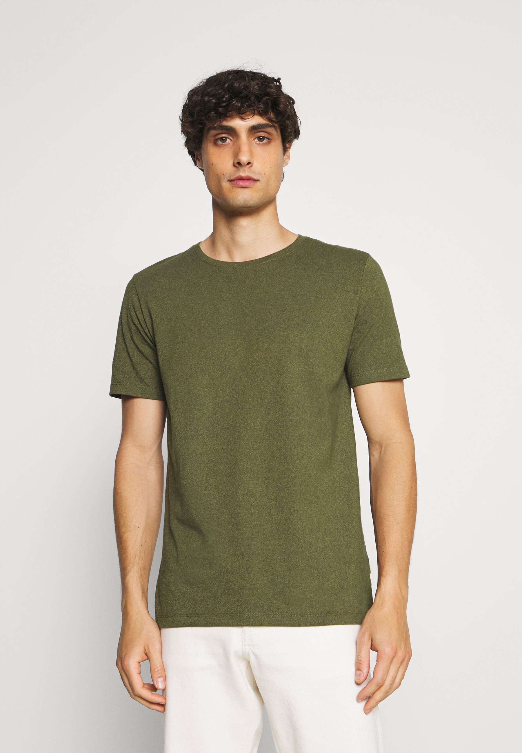 Lindbergh Basic T-shirt - faded army 