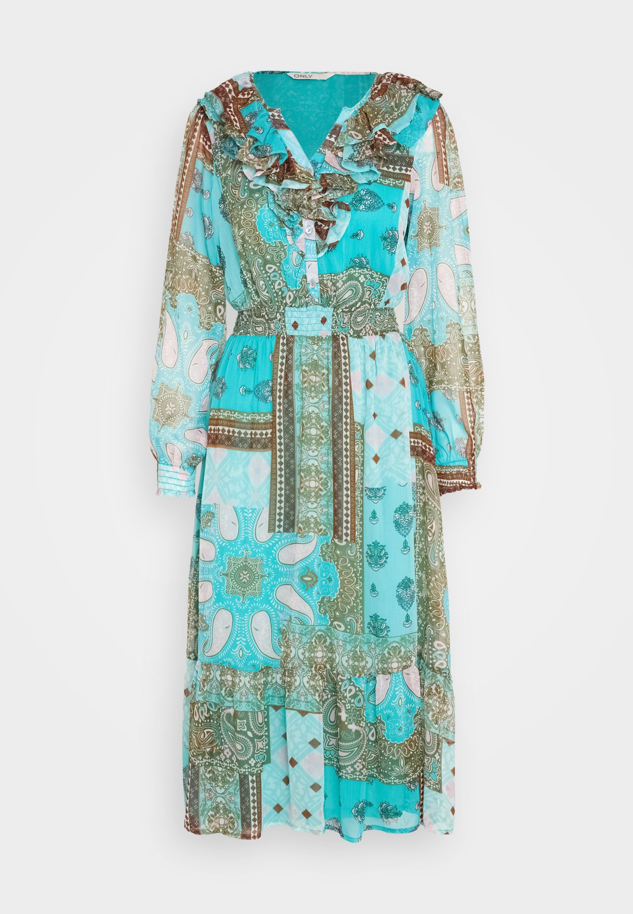 ONLSTELLA PATCH MIDI DRESS