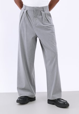 Pantalon classique - mottled grey