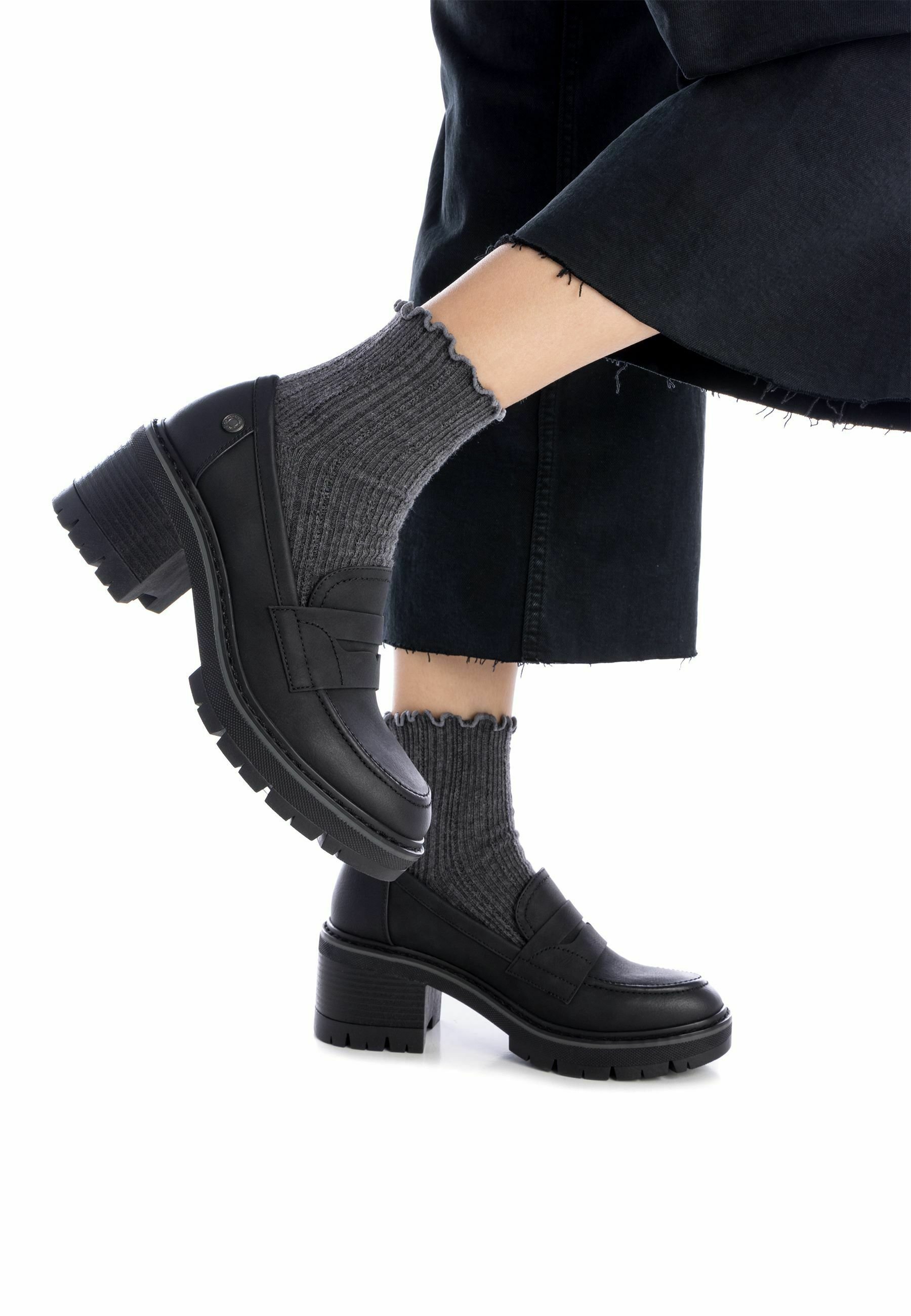 Mocassini Donna REFRESH - Tacco 10 Cm, Suola Antiscivolo, Vegan, Comodi Ed Eleganti