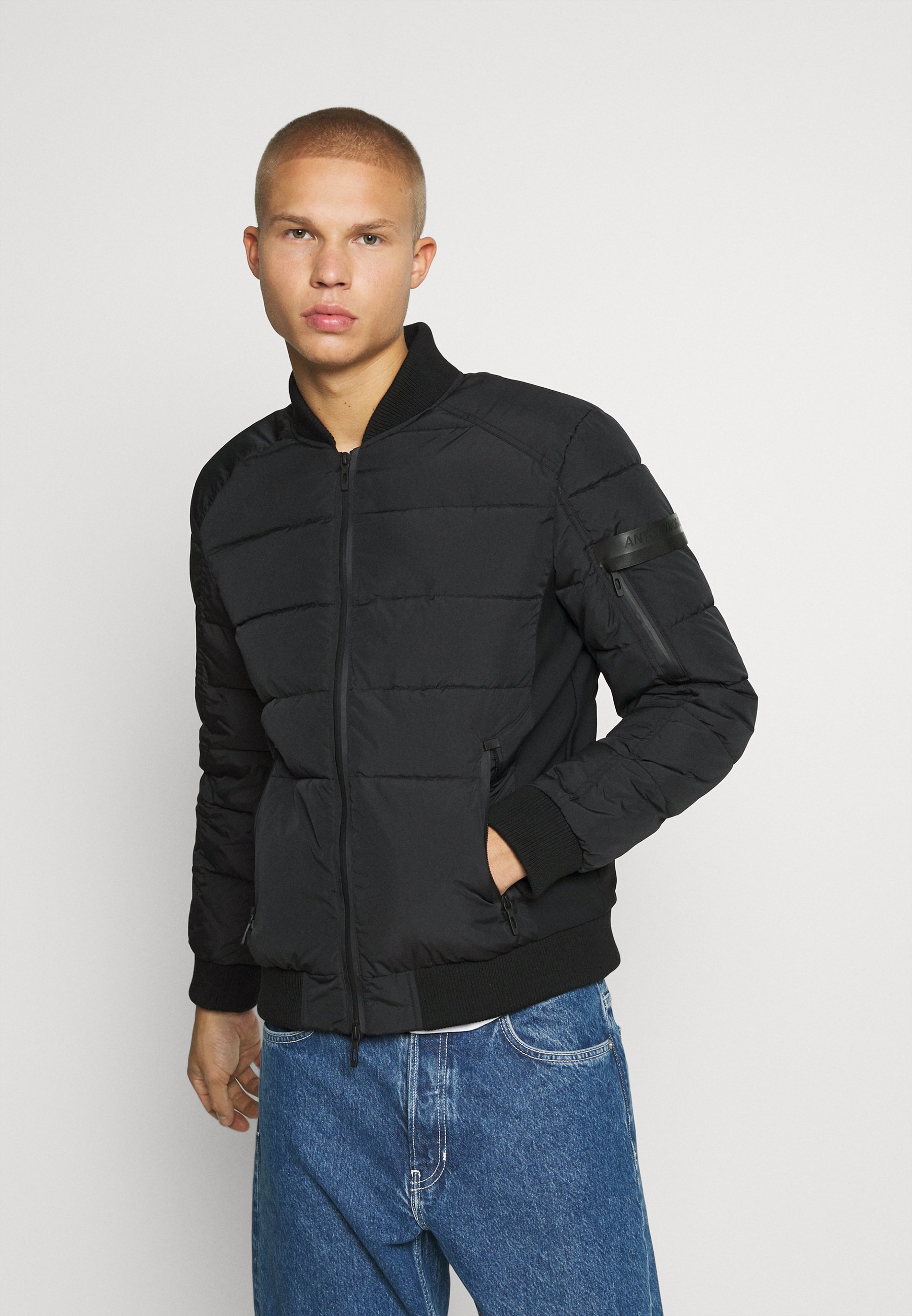 Antony Morato SLIM FIT - Žieminė striukė - black/juoda - Zalando.lt