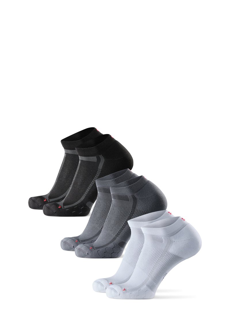 Danish Endurance LONG DISTANCE  3 PACK   - Ankelsockor - multicolour black grey white