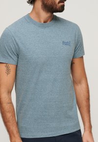 Superdry VINTAGE  - Basic T-shirt - desert sky blue grit