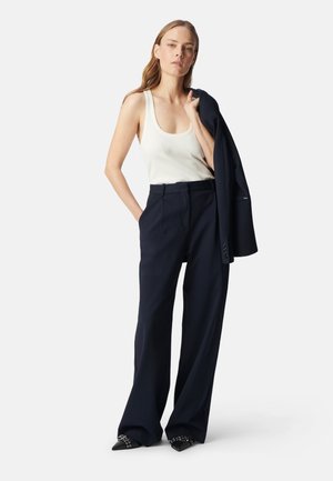 Stoffhose - navy blue