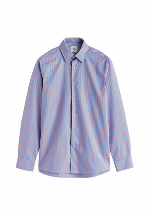 STRIPED  - Vapaa-ajan kauluspaita - light blue coral pink
