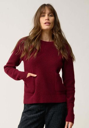 INAYA CREW NECK  - Trui - heather cranberry