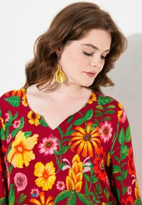 Ulla Popken Langarmshirt - wine red