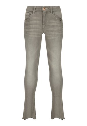 AMIA CROPPED  - Vaqueros slim fit - light grey