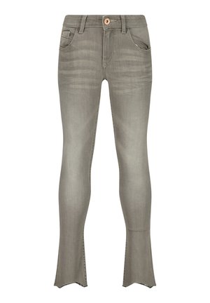 AMIA CROPPED  - Slim fit jeans - light grey