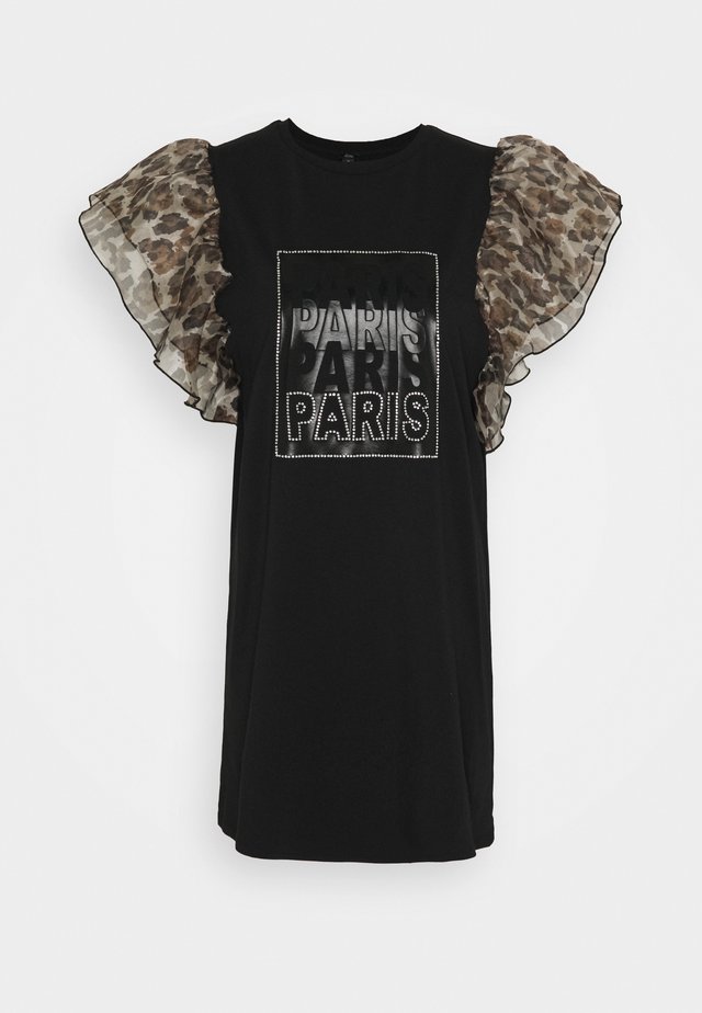 T-shirt imprimé - black