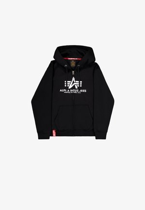 Alpha Industries BASIC ZIP - Užtrauktuku užsegamas treningas - black