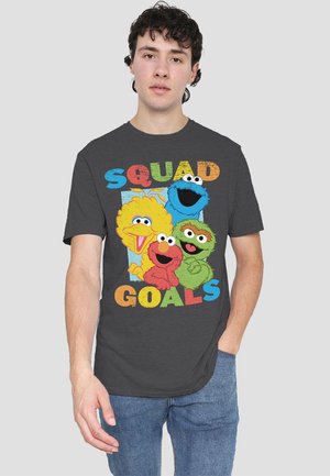 SESAME STREET SQUAD GOALS - Print T-shirt - anthracite
