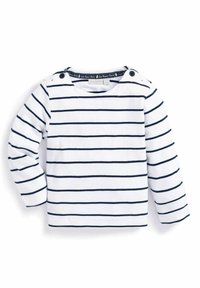 JoJo Maman Bébé JOJO MAMAN BÉBÉ KIDS BRETON STRIPE TOP STANDARD - Hosszú ujjú felső - white navy stripe